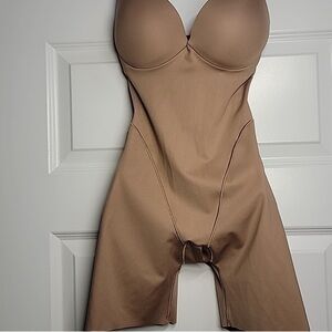 Push-up Butt Enhancing Padded Mid-Thigh bodysuit